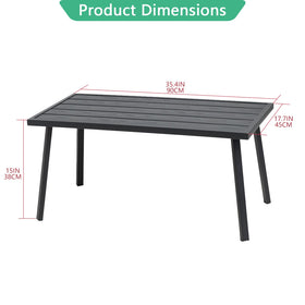 Helios&Hestia garden scene with the coffee table offering easy setup