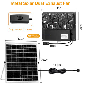 HelpLand battery-powered ventilation enables outdoor continuous airflow.