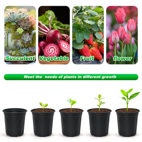 Hemikaki indoor-outdoor garden pot for patio or balcony use