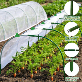 Henayuk DIY tunnel system adapts to beds and rows.