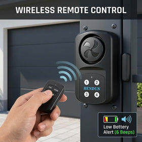 HENDUN 140 dB siren delivers loud alerts to deter intruders