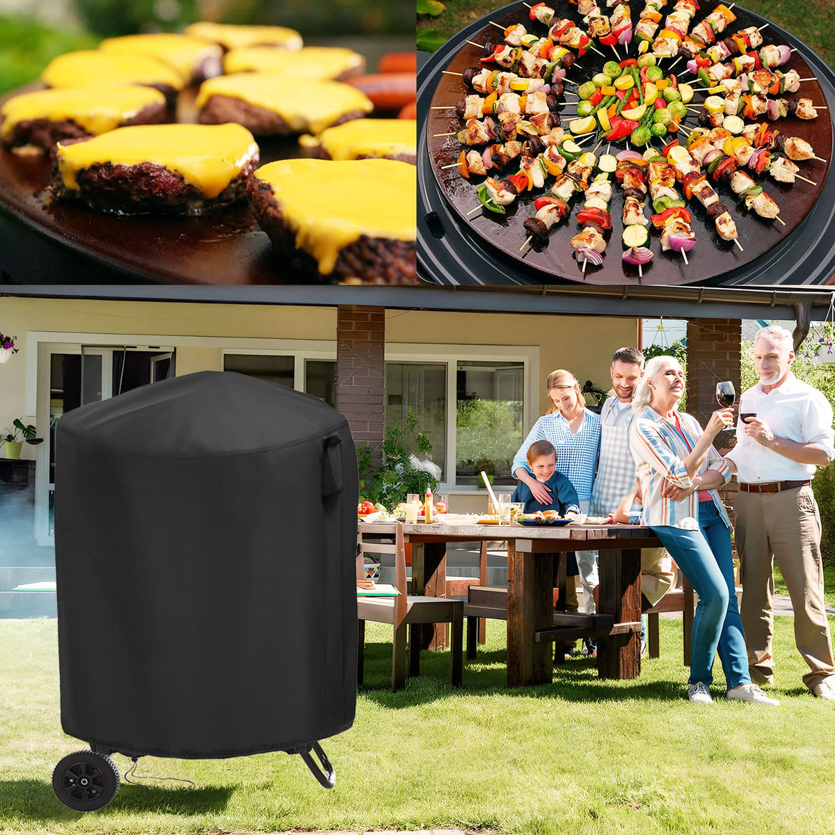 Hengme chiminea and bonfire cover suitable for chiminea and oven setups outdoors.