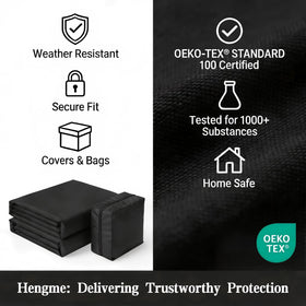 Hengme storage-ready cover helps keep your patio organized when not in use.