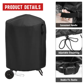 Hengme windproof cover with adjustable drawstring stays secure during windy nights.