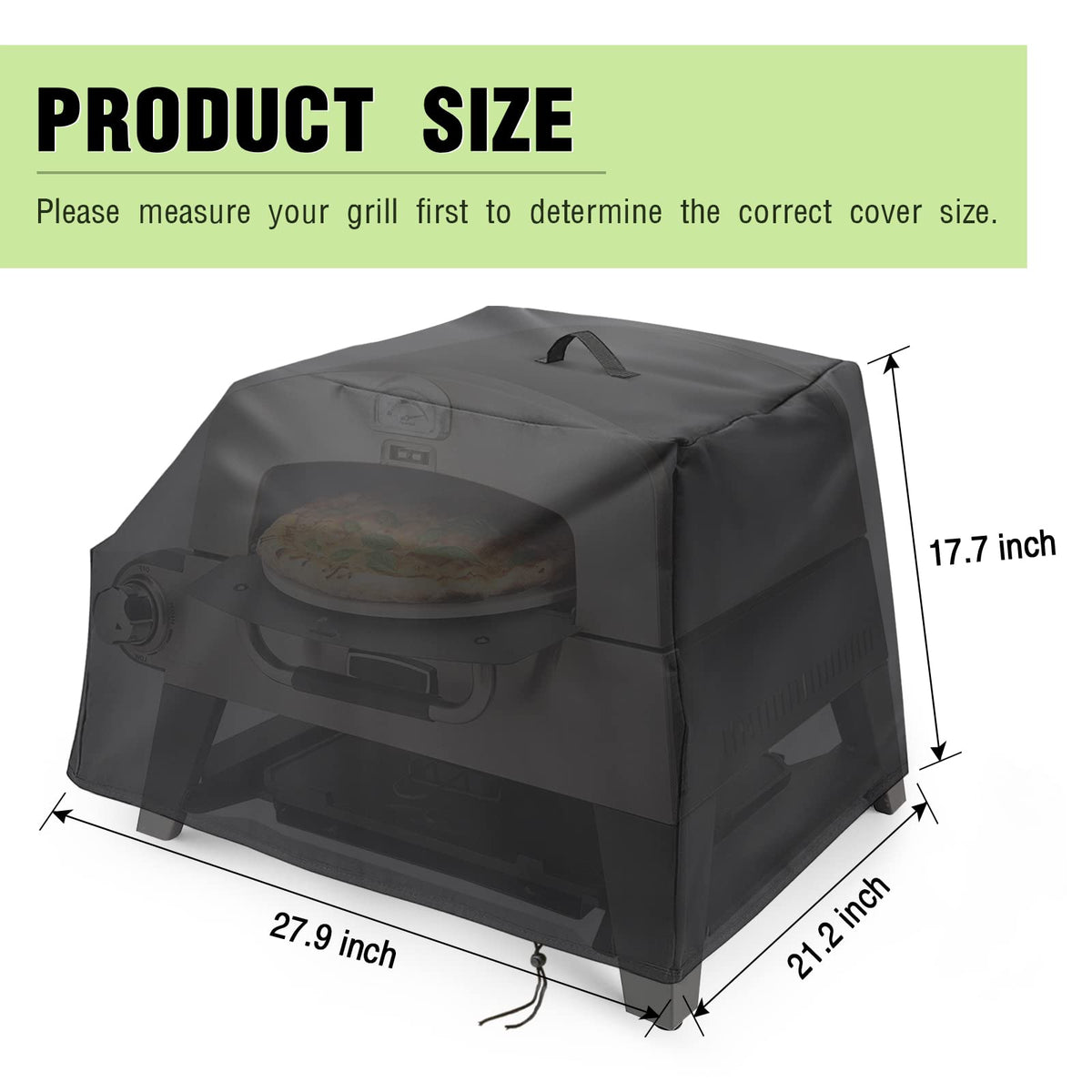 Hengme waterproof Oxford fabric shields against weather and dust.