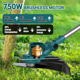 Hengriacly 750W brushless motor delivers longer life and efficiency