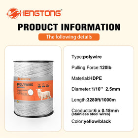 HENGTONG suitable for temporary fencing and rotational grazing across diverse livestock.