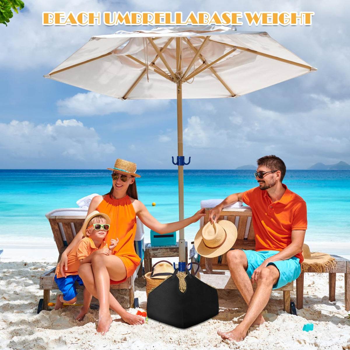 Henkgo multi-purpose weight bag suits beach, camping, picnics and backyard gatherings.