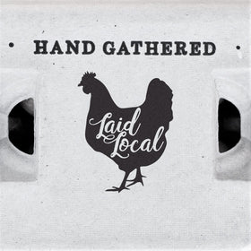 Henlay farm fresh printed design on carton ideal for local market displays