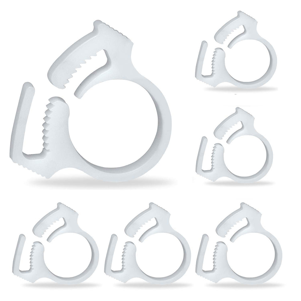 HENMI 6-pack clamp pack securing sweep hose for Polaris cleaners