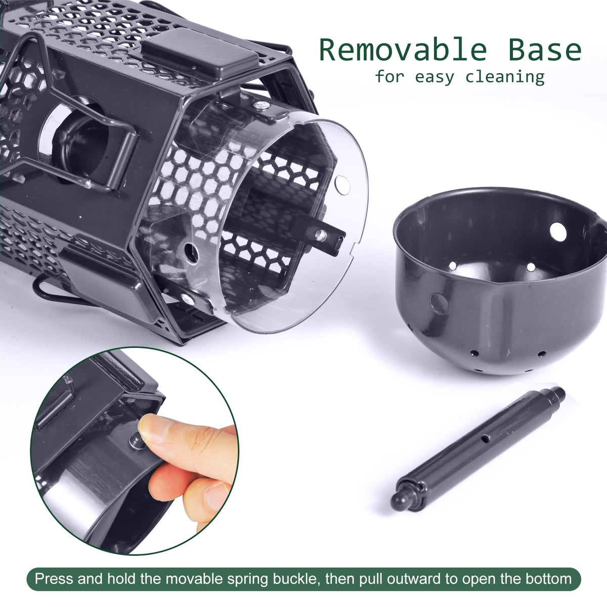 Henzavk six feeding ports with U-shaped perches support multiple birds