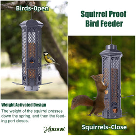 Henzavk all-metal frame offers weather and rust resistance