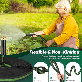 Hepciee wear-resistant hose durable outer layer for regular yard tasks.