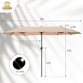 HERA'S PALACE double-sided shading offers broad sun coverage for outdoor spaces