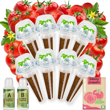 Herblink Tiny Tim seed pod kit eight pods ready for indoor tomato growth