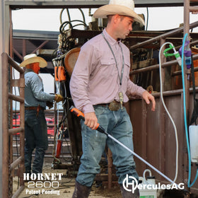 HerculesAG Hornet 2600 42-inch shaft aids longer reach and control.