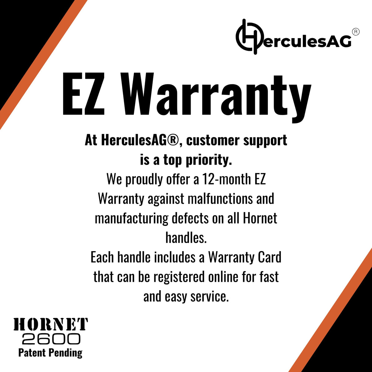 HerculesAG Hornet 2600 in field use demonstrates rugged durability in rain.