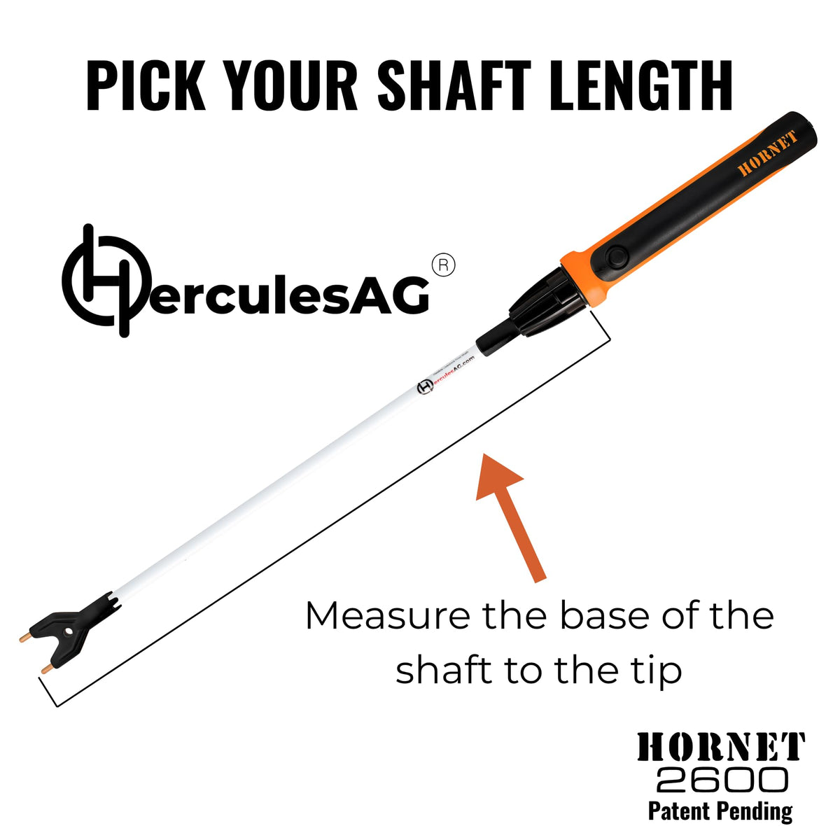 HerculesAG Hornet 2600 water-resistant seal withstands wet, dusty conditions.