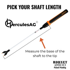 HerculesAG Hornet 2600 water-resistant seal withstands wet, dusty conditions.