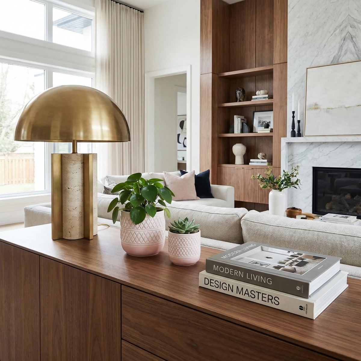 HERDUK boho-embossed pattern pot with pink glaze adds warmth to modern rooms