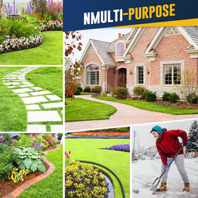 Hermsche edger works around trees and shrubs with precision
