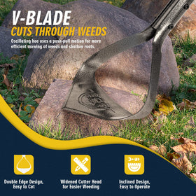 Hermsche tool with rust-resistant coating withstands outdoor conditions