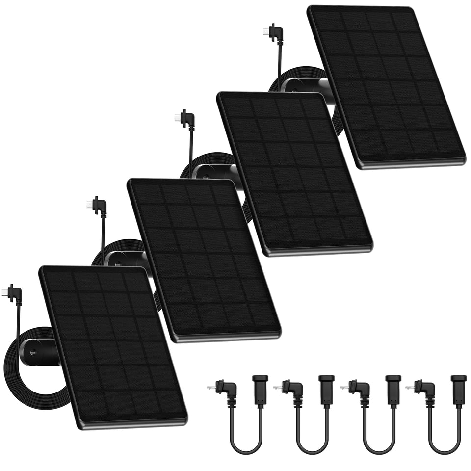 Hertekdo 6W solar panel for Blink Outdoor 4th Gen delivering steady outdoor power