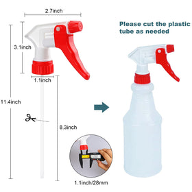 Hethyo leak-proof trigger sprayer ensures leak-free operation on bottles.