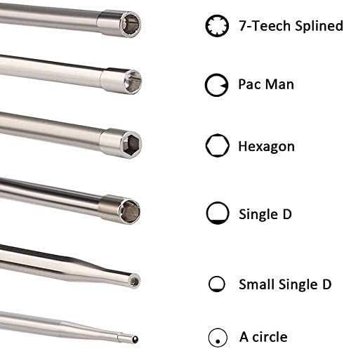 Hettluo 12pc carburetor tool set enables precise mixture tuning.