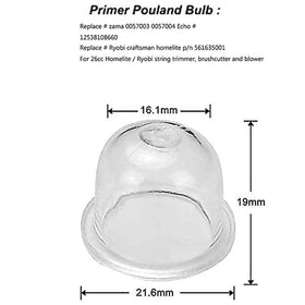 Hettluo air purge primer bulb enhances easy engine start