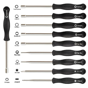 Hettluo Carburetor Adjustment Tool Kit assembly showing complete 10-piece set for versatile engines