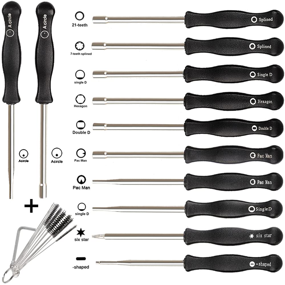 Hettluo carburetor tool pack for versatile small engines, 12-piece set.