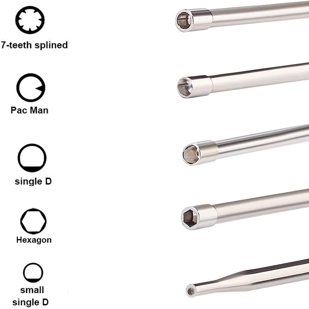 Hettluo ergonomic adjustment handle offers comfortable operation when accessing hard-to-reach carburetor screws