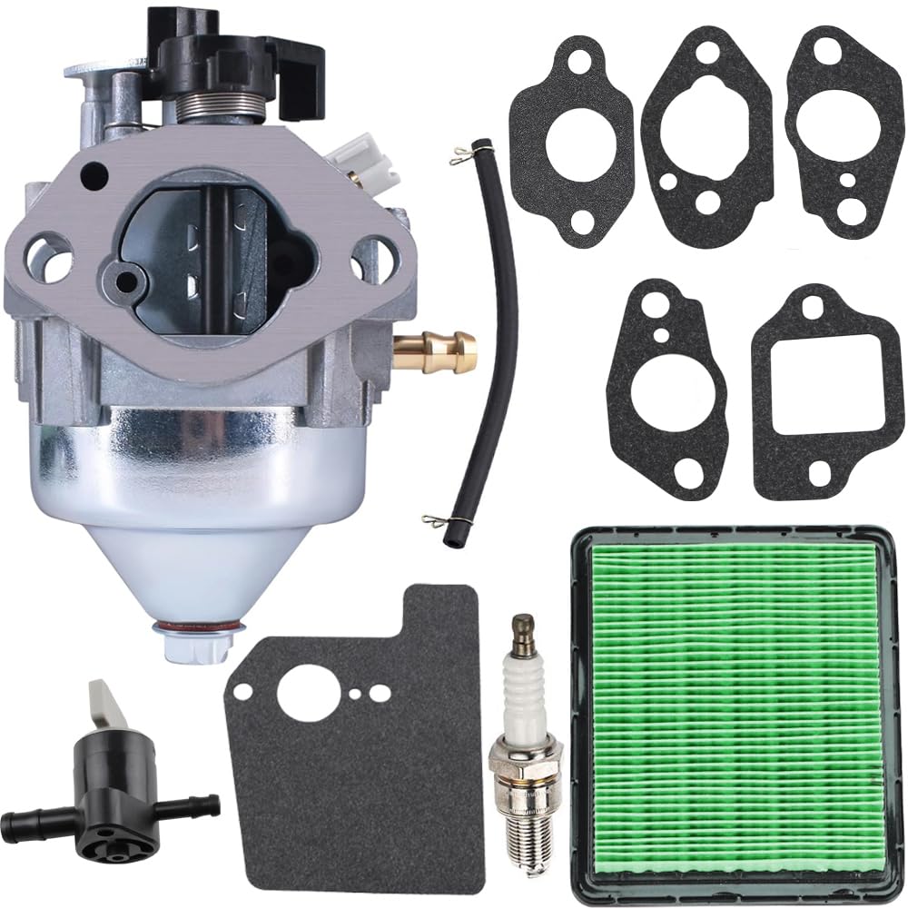Hettluo GCV170 carburetor pack for Honda HRN216 mowers, ready for maintenance.