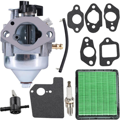 Hettluo GCV170 carburetor pack for Honda HRN216 mowers, ready for maintenance.