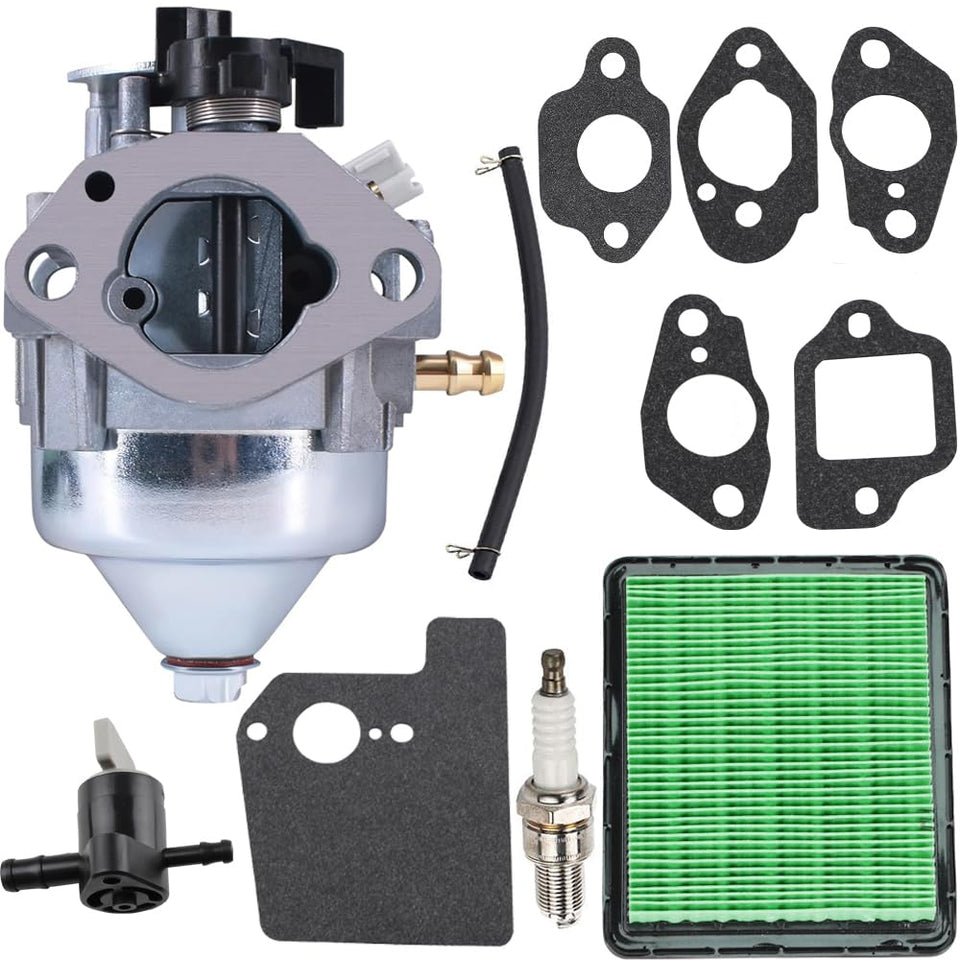 Hettluo GCV170 carburetor pack for Honda HRN216 mowers, ready for maintenance.