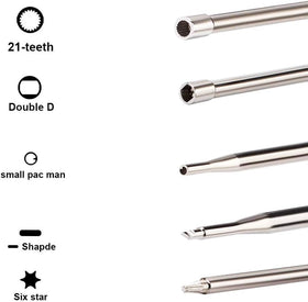 Hettluo heat-treated screwdriver bits resist wear for long-lasting carburetor tuning sessions