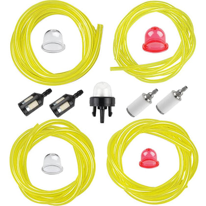 Hettluo small engine fuel line four-size set for versatile fuel routing