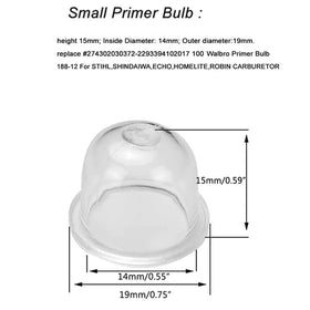 Hettluo small primer bulbs replacements fit multiple models