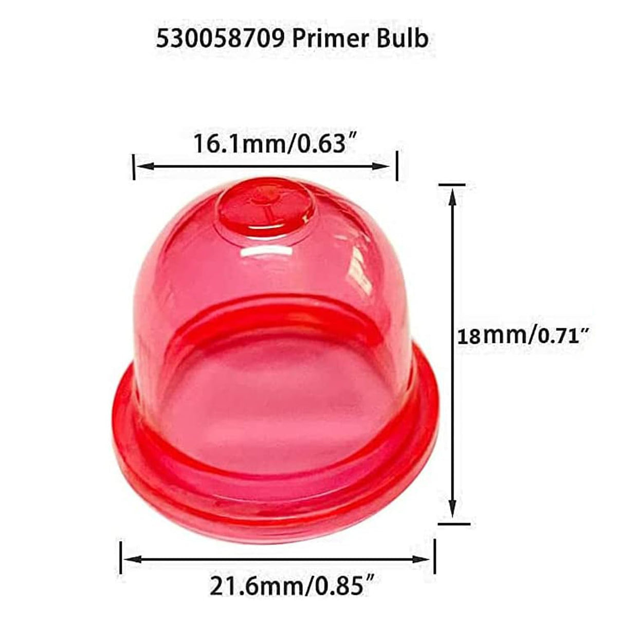 Hettluo snap-in primer bulb for simple installation