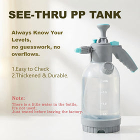 hewewor 70oz sprayer clear tank lets you check liquid level at a glance