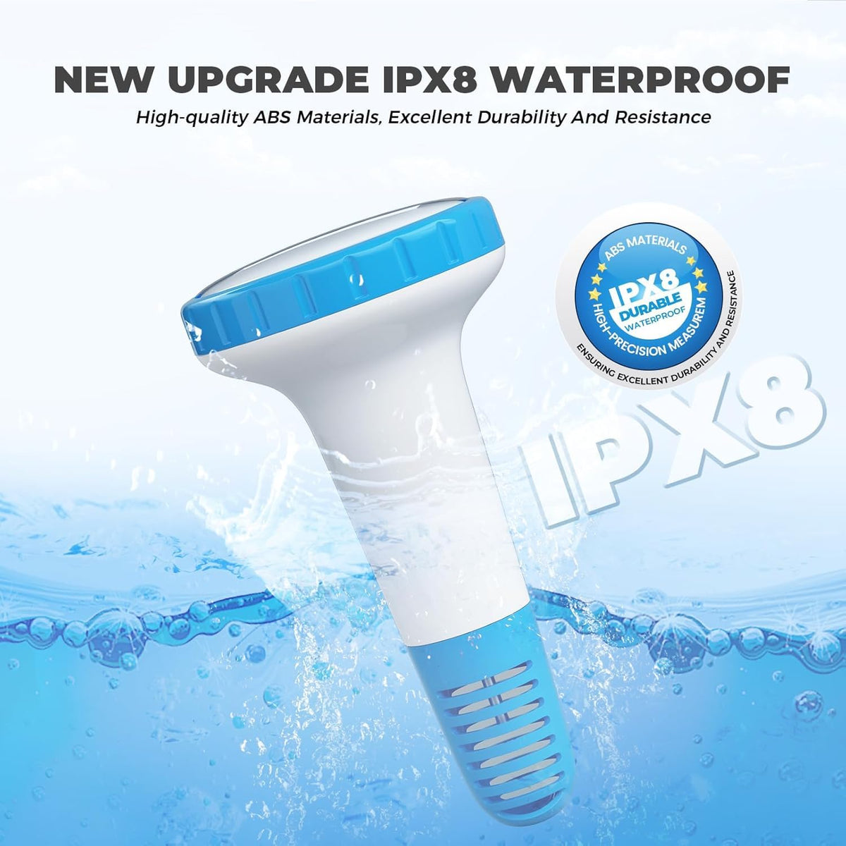 HEYAXA indoor-outdoor range monitors temperatures from 14°F to 140°F for versatile placement.