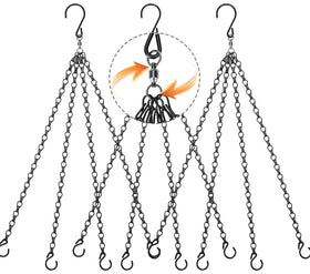 Heybe 16-inch 4-point chain with swivel for balanced plant support