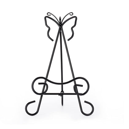 Heybe Garden Stone Display Easel iron stand for garden stones and plaques outdoors