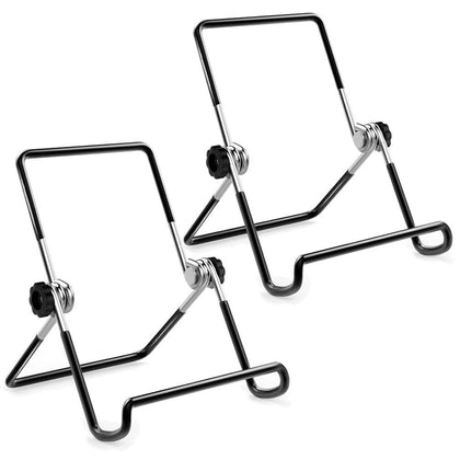 Heybe 2-piece garden stone stand displaying plaques securely outdoors.
