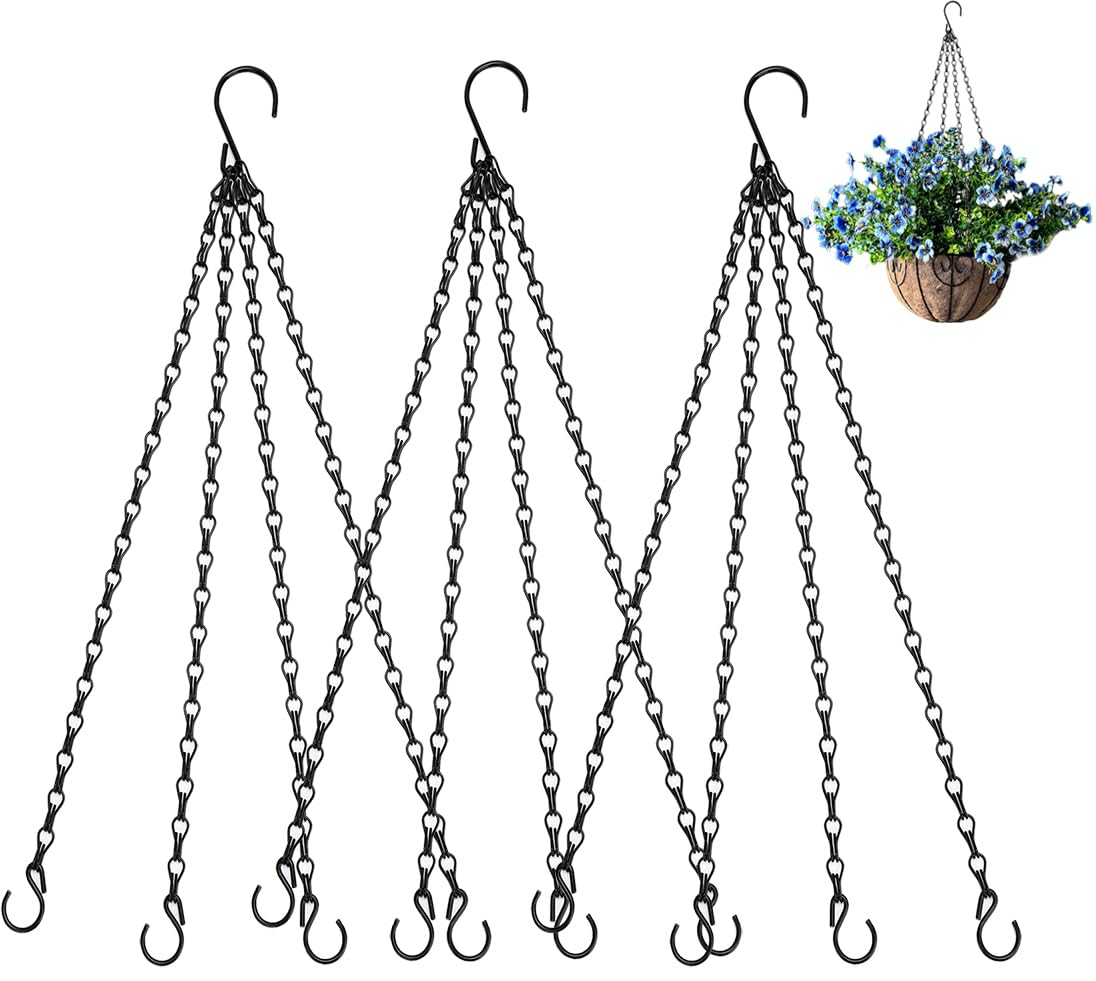 Heybe hanging basket chains with four leads for sturdy indoor use