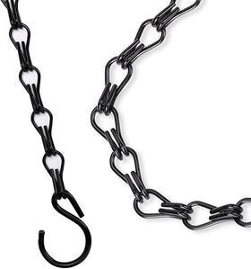 Heybe heavy-duty iron chain supports up to 22 lbs for pots and feeders.