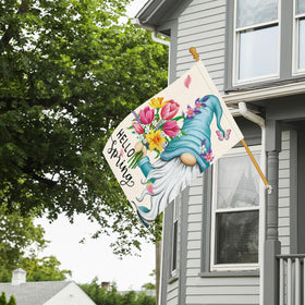 Heyfibro burlap two-layer flag emphasizing durability and rustic farmhouse style