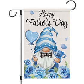 Heyfibro Happy Father’s Day garden flag with double-sided text for outdoor decor.