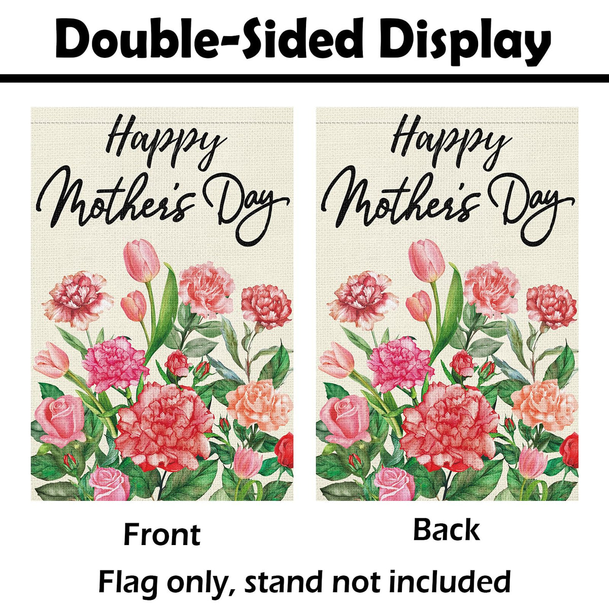 Heyfibro porch display flag adds instant charm to front doors and entryways